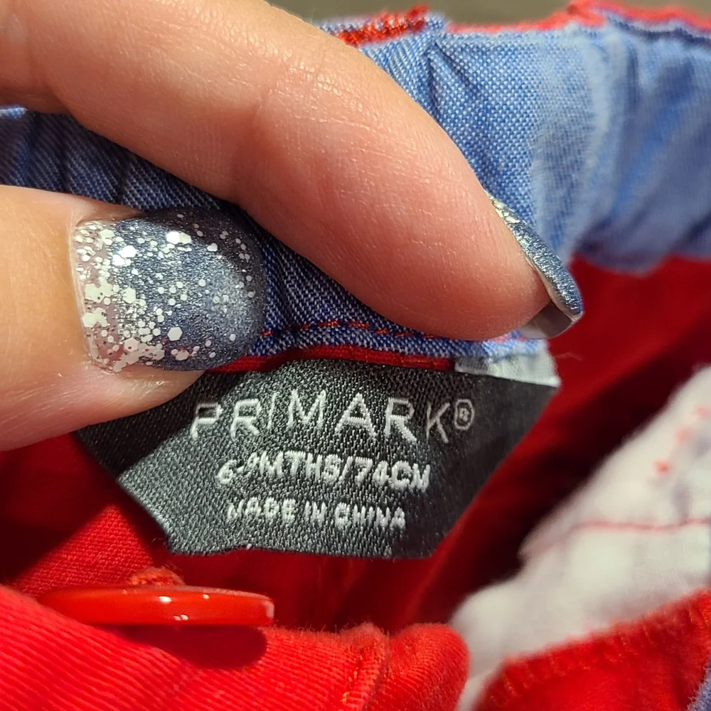 🍁 Primark red baby pants🍉